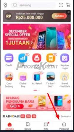 2. Kemudian pada laman pertama