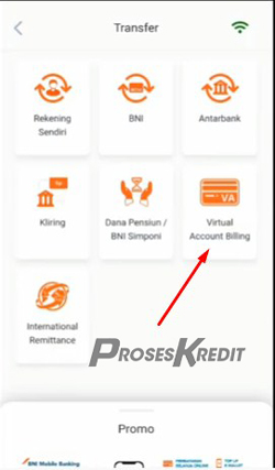 3. Pada menu berikutnya pilih Virtual Account Billing