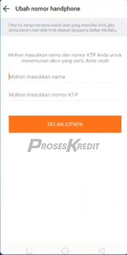 5. Isi nomor NIK KTP