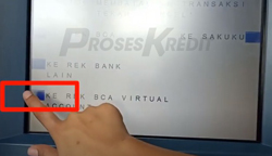 5. Pilih menu Ke Rekening BCA Virtual Account