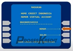 5. Selanjutnya masukkan kode perusahaan dan diikuti nomor Virtual