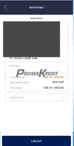 6. Akan muncul menu konfirmasi