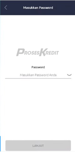 7. Masukkan Password anda