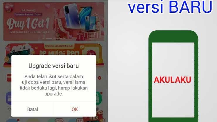 Cara Upgrade Akulaku Versi Terbaru