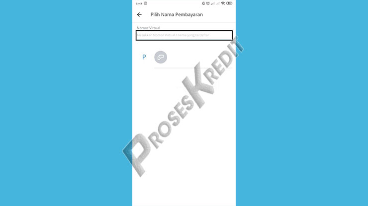 Paste Nomor Virtual Account