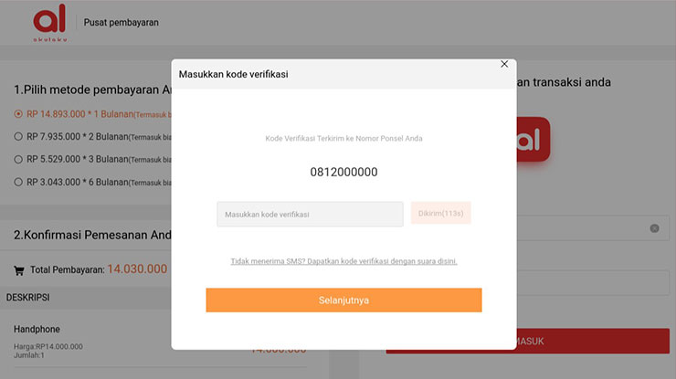 Cara Mengatasi Kode Verifikasi Akulaku Tidak Muncul