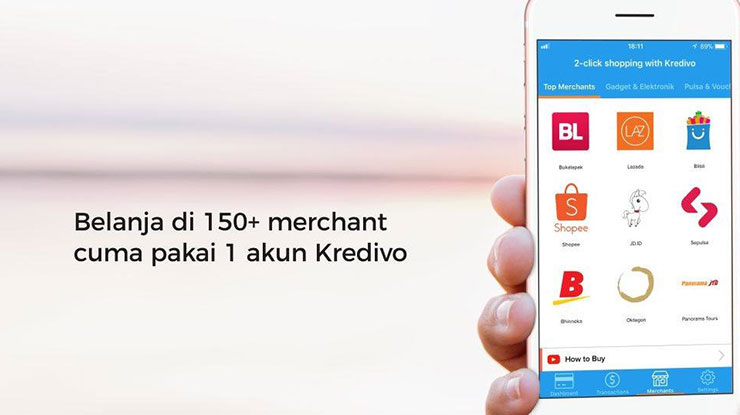 Daftar Merchant Online Kredivo