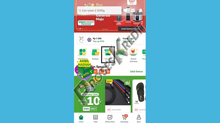 Jalankan Tokopedia