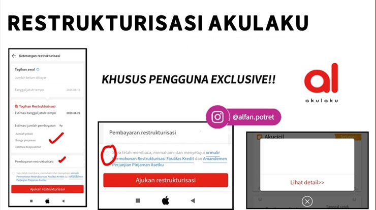 Cara Restrukturisasi Tagihan Akulaku 1