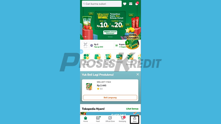 Jalankan Tokopedia