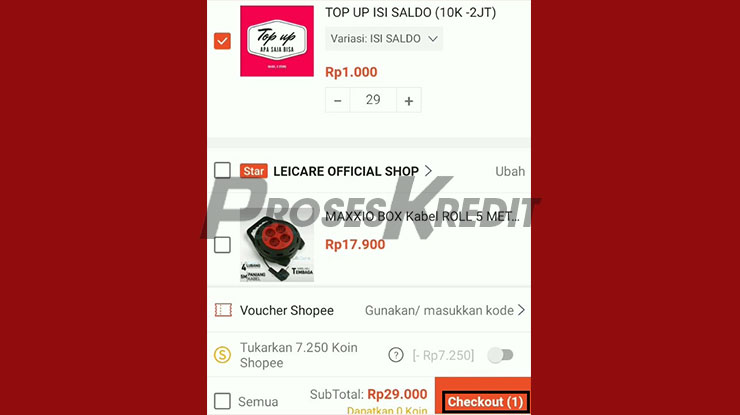 Klik Checkout