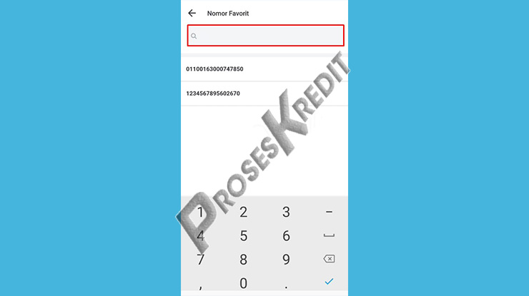 Paste Nomor Virtual Account