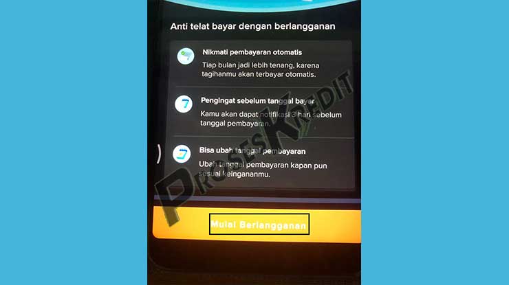 Pilih Mulai Berlangganan