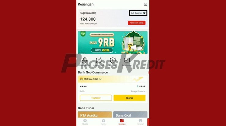 Tap Cek Tagihan