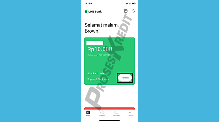 Buka Aplikasi Line Bank