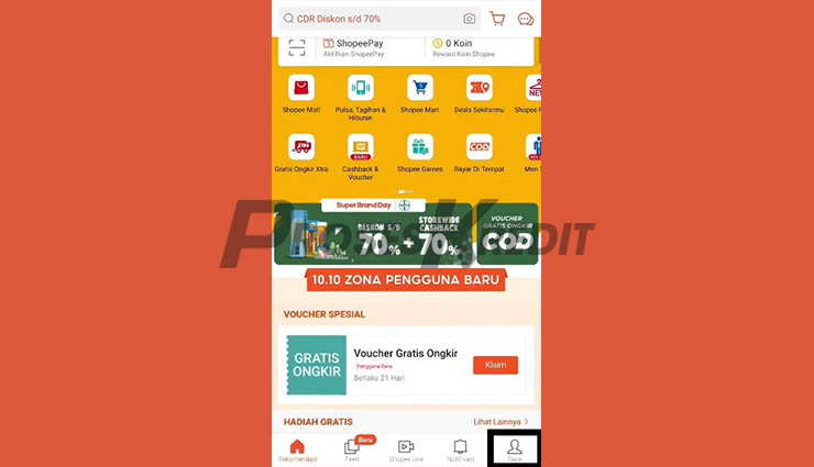 Buka Aplikasi Shopee 1