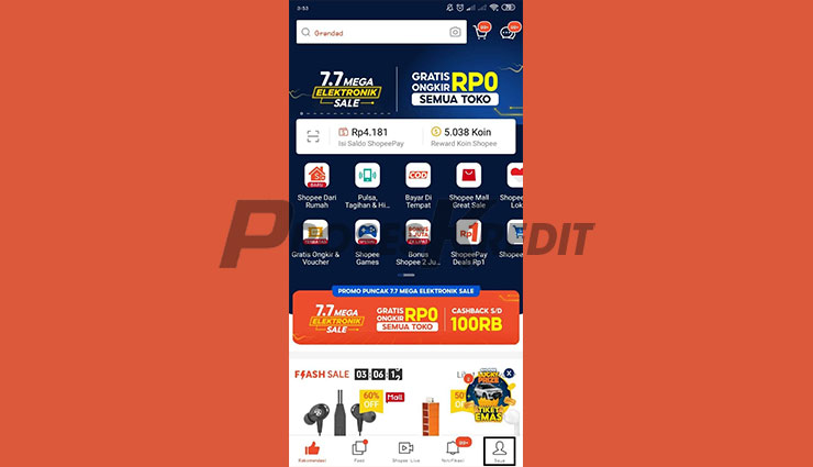 Jalankan Aplikasi Shopee 1