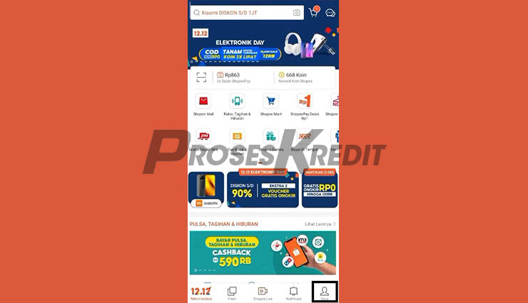 Jalankan Aplikasi Shopee