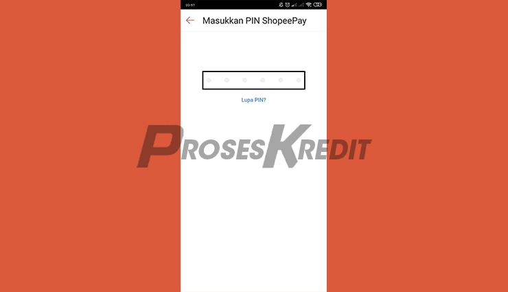 Masukkan PIN ShopeePay