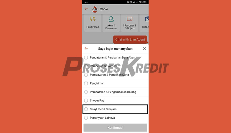 Pilih SPayLater SPinjam