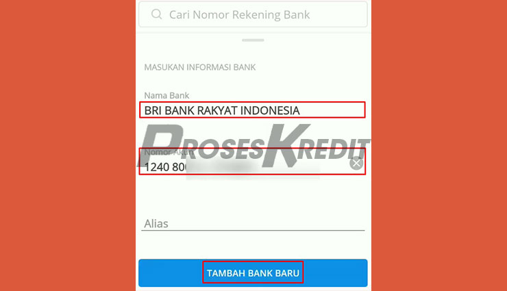 Tentukan Bank Tujuan