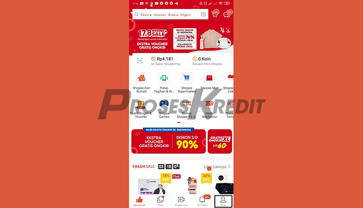 Buka Aplikasi Shopee