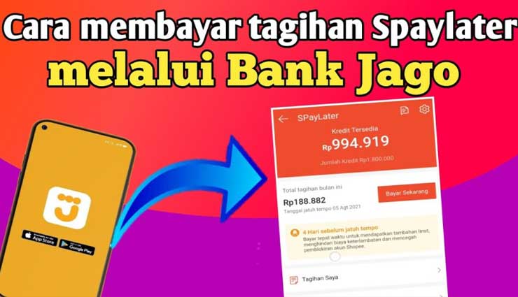 Cara Bayar Shopee PayLater Lewat Bank Jago