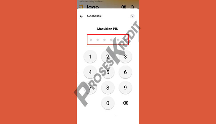 Masukkan PIN Bank Jago