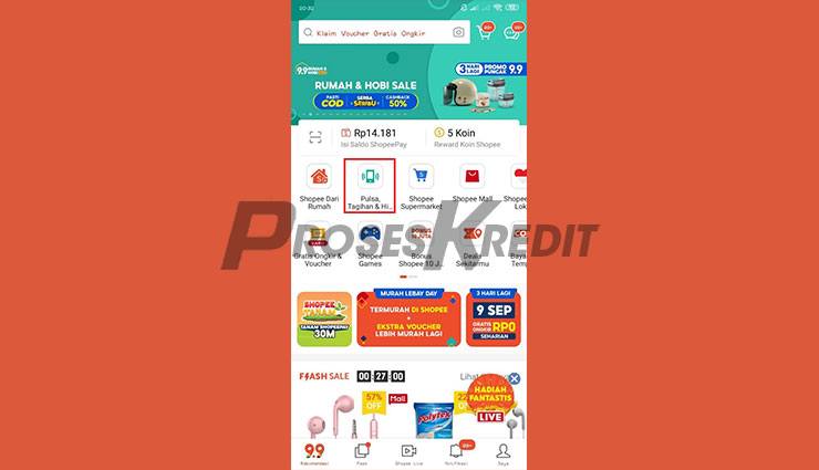 Buka Aplikasi Shopee