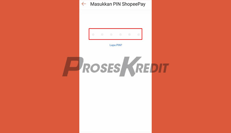 Masukkan PIN ShopeePay 2