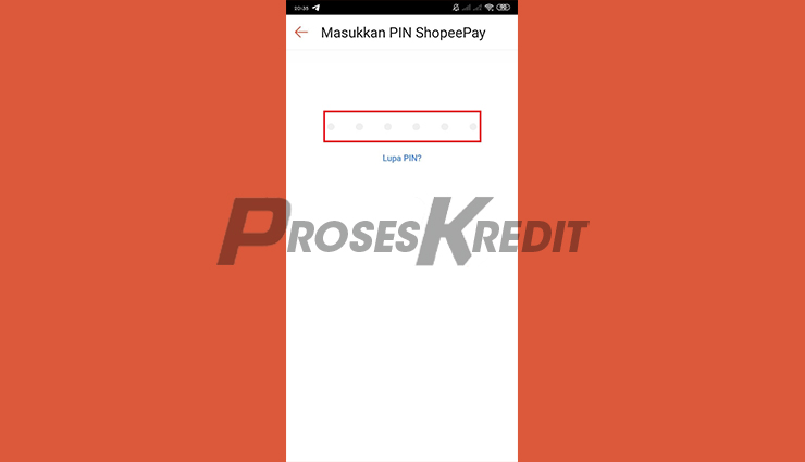 Masukkan PIN ShopeePay