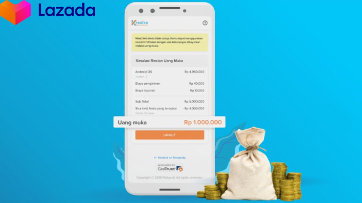 Penyebab Kredivo Tidak Tersedia di Lazada