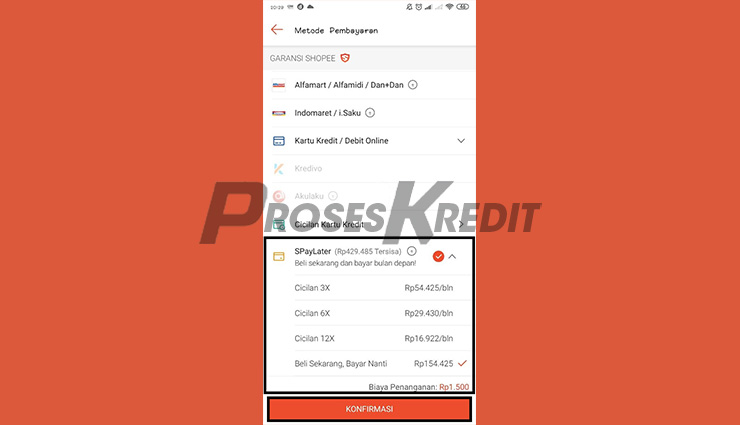Pilih Metode Pembayaran Pakai Shopee PayLater