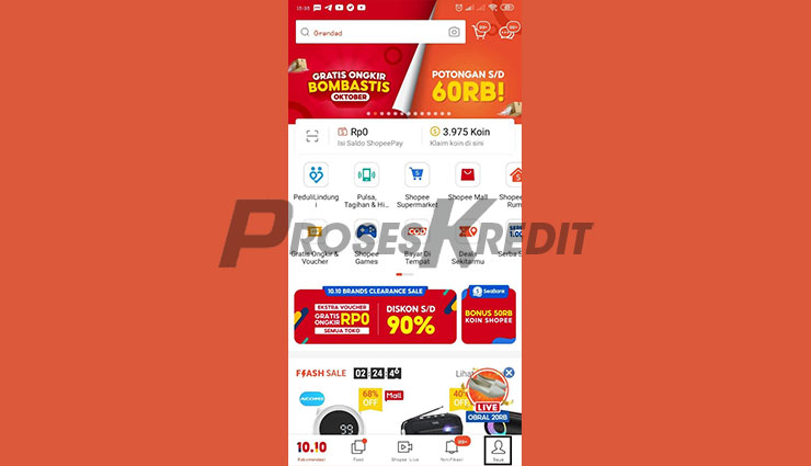 Buka Aplikasi Shopee