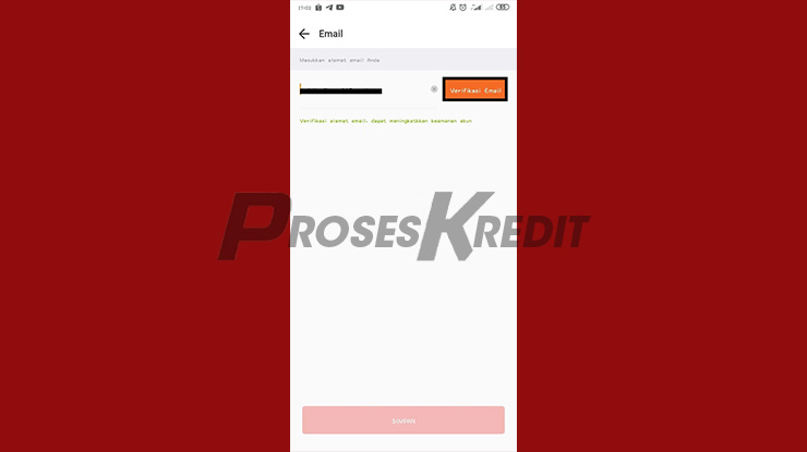 Klik Verifikasi Email