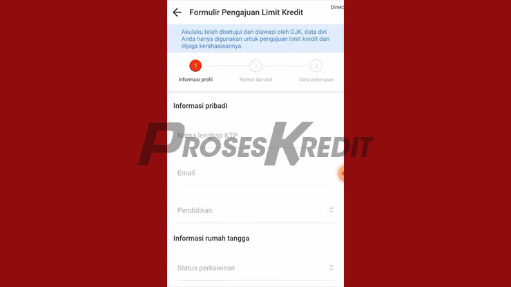 Lengkapi Informasi Data Diri