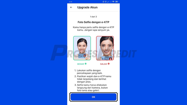 Upload Foto Selfie Dengan eKTP