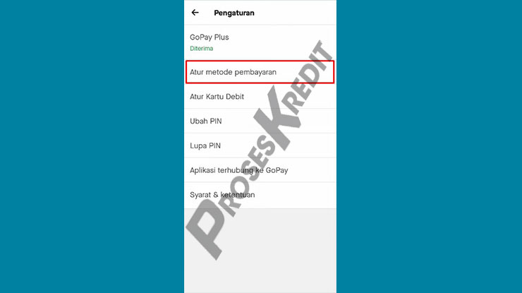 Atur Metode Pembayaran
