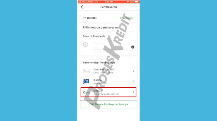 Bayar Menggunakan Kredivo