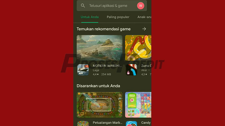 Buka Google Play Store 1