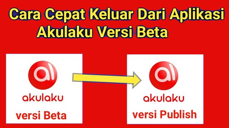 Cara Logout Akulaku versi Beta