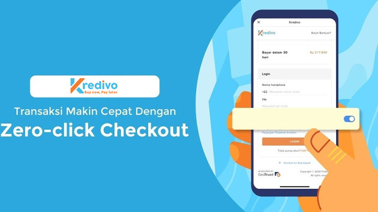 Cara Menggunakan Fitur 0 Click di Kredivo