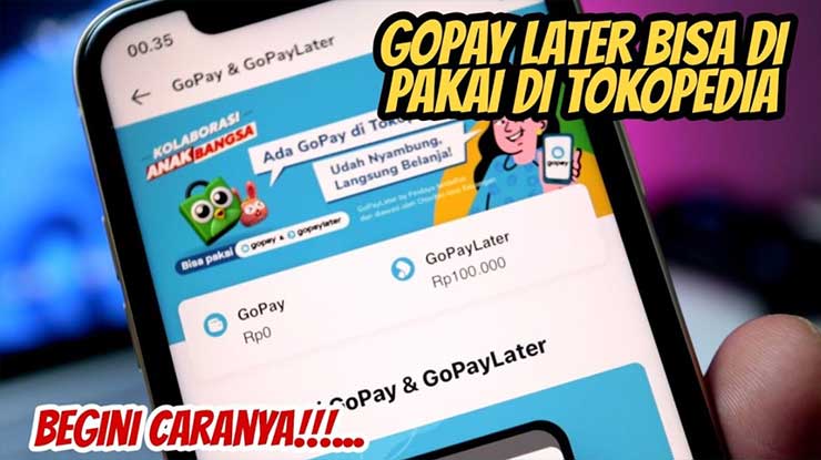 Cara Menghubungkan PayLater Gojek ke Tokopedia