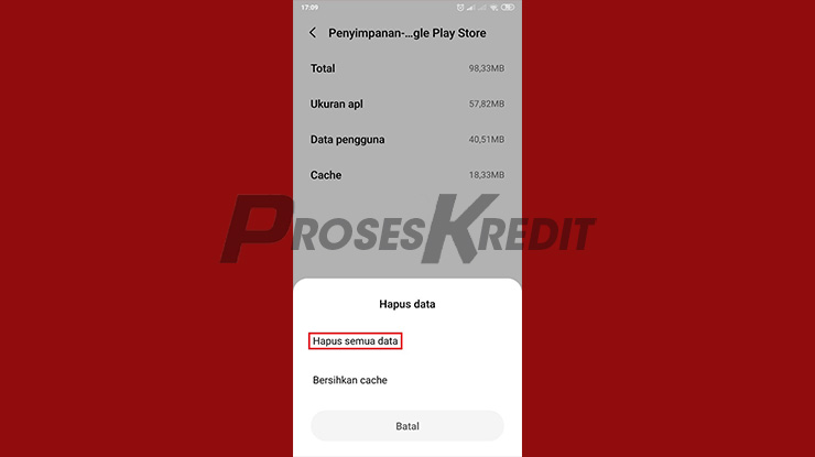 Hapus Semua Data