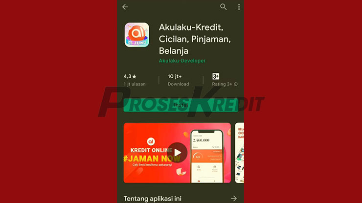 Install Aplikasi Akulaku