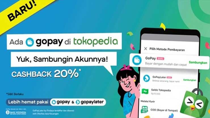 Manfaat Menyambungkan GoPayLater ke Tokopedia