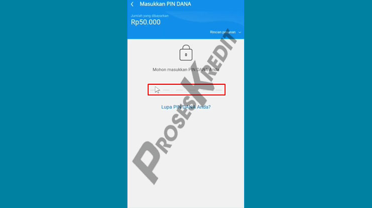 Masukkan PIN DANA Untuk Menyelesaikan Bayar Tagihan PayLater Gojek via DANA