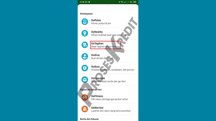 Pilih GoTagihan
