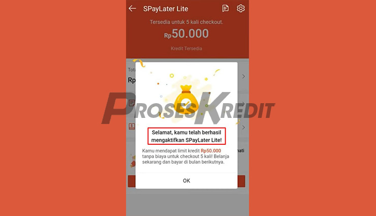 Shopee PayLater Lite Telah Aktif