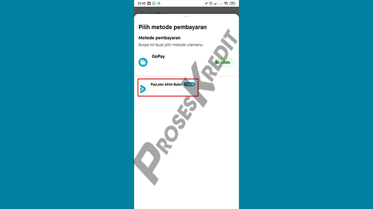 Tentukan Cara Pembayaran